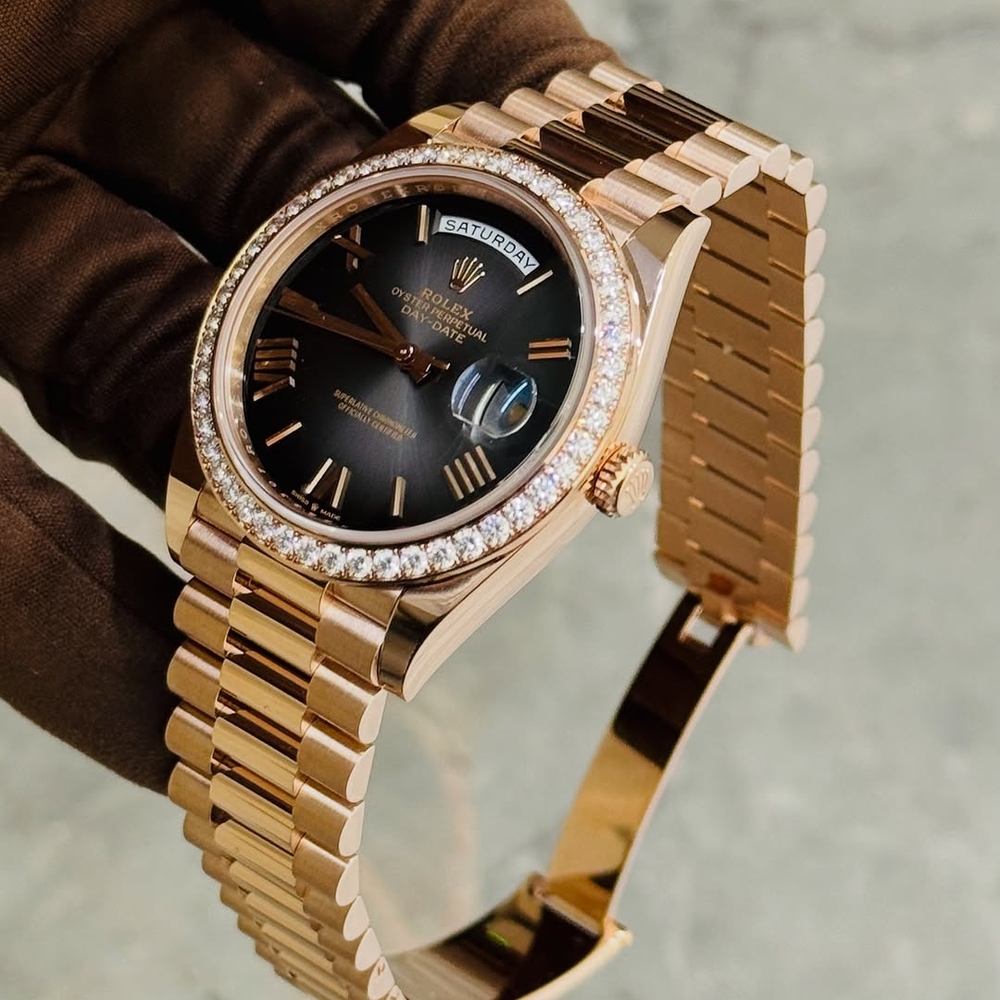 Rolex Gold and Black Watch